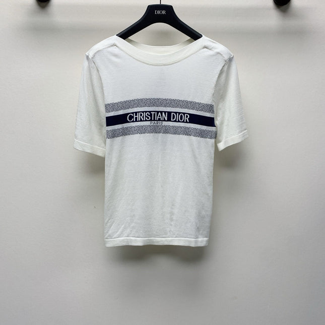 DIOR CREW NECK KNIT SWEATER 268137