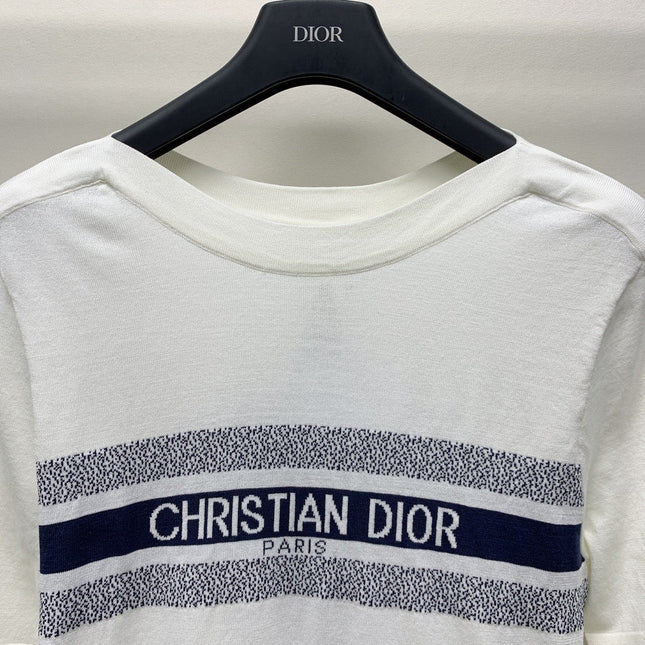 DIOR CREW NECK KNIT SWEATER 268137