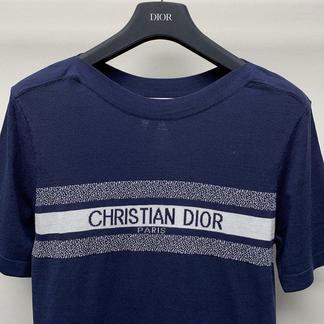 DIOR CREW NECK KNIT SWEATER 268136