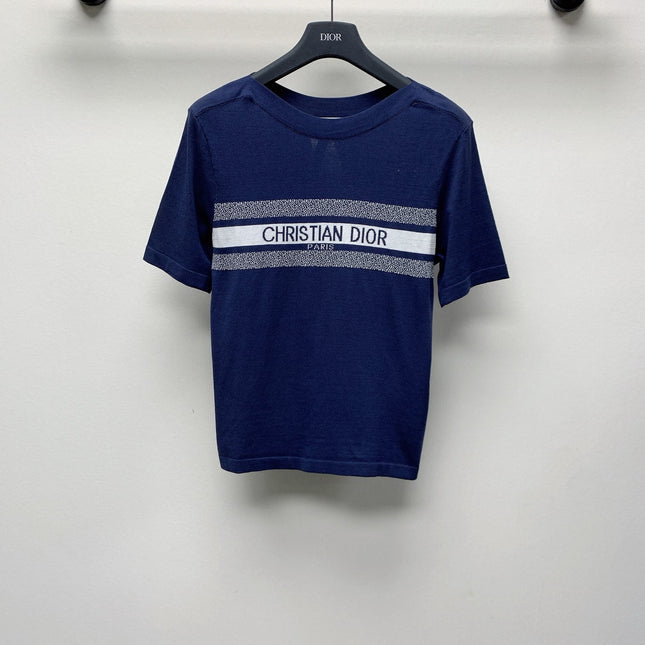 DIOR CREW NECK KNIT SWEATER 268136