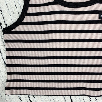 MIUMIU EMBROIDERED LOGO TANK TOP 274370