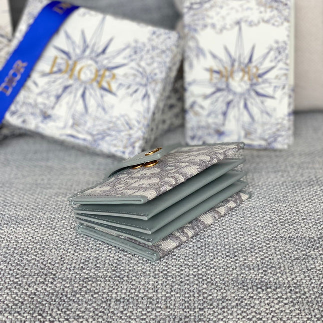 MONTAIGNE WALLET 11 IN OSLO GREY MONOGRAM OBLIQUE JACQUARD