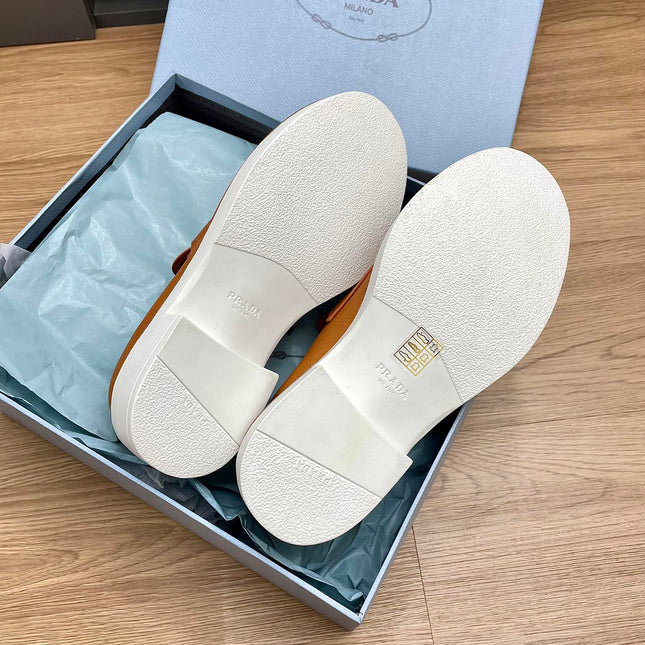 PRA CHOCOLATE LOAFERS BRONZE CALFSKIN