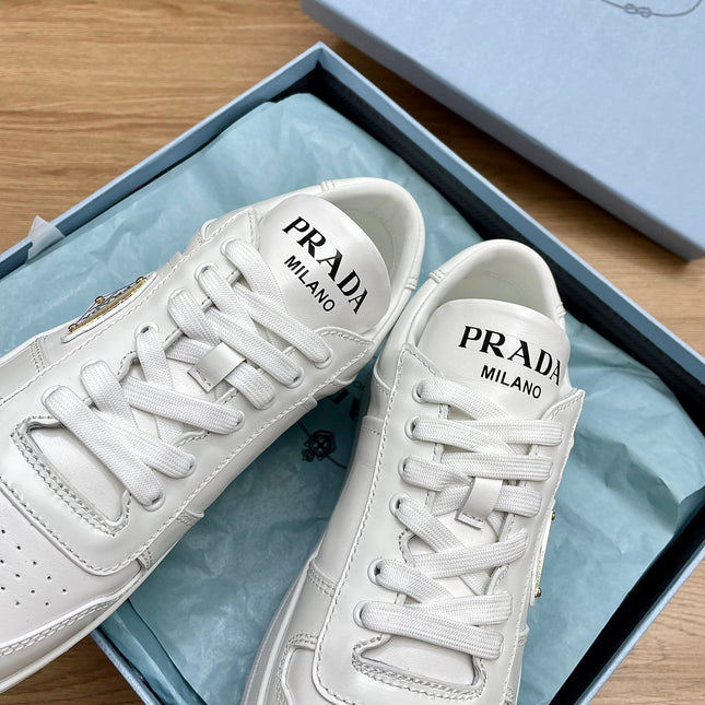 PRA DOWNTOWN BOLD SNEAKERS WHITE CALFSKIN
