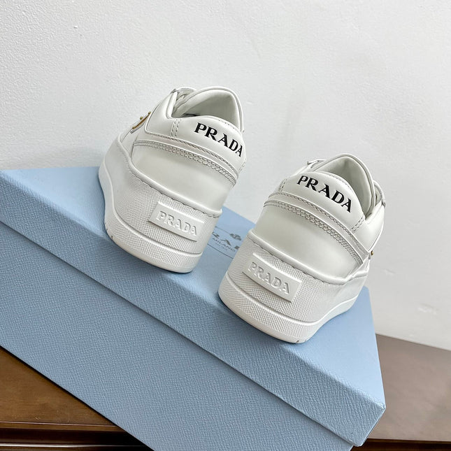 PRA DOWNTOWN BOLD SNEAKERS WHITE CALFSKIN