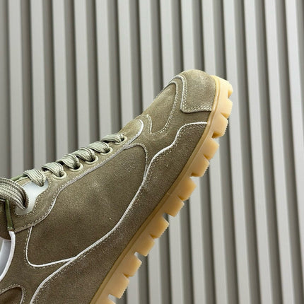 PRA TRAIL FADED SUEDE SNEAKERS LIGHT BROWN