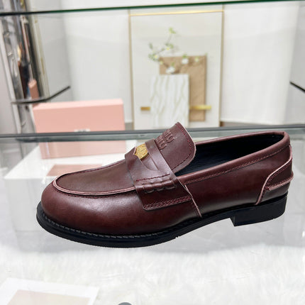 PENNY LOAFERS IN DARK BROWN CALFSKIN
