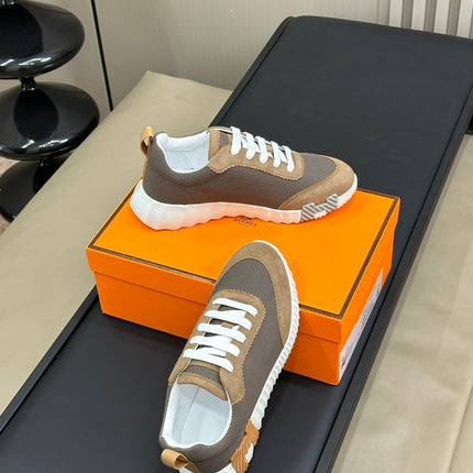 BOUNCING SNEAKERS BROWN CALFSKIN