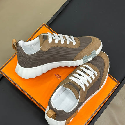 BOUNCING SNEAKERS BROWN CALFSKIN