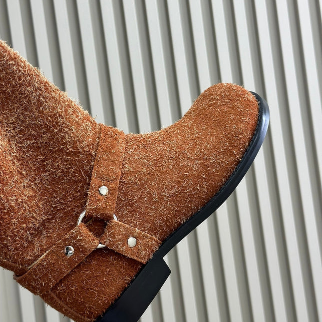 LW CAMPO BIKER BOOT SIENNA SUEDE