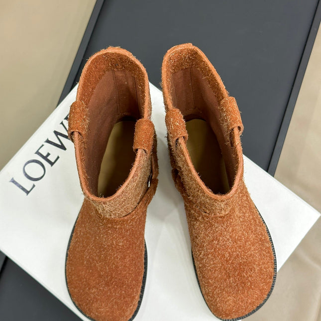 LW CAMPO BIKER BOOT SIENNA SUEDE