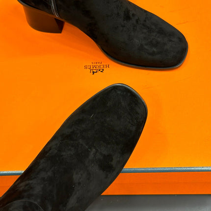 JILL 60 ANKLE BOOT IN BLACK SUEDE