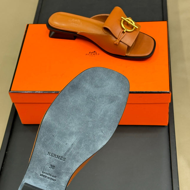 ISLE SANDAL IN BRONZE BROWN CALFSKIN