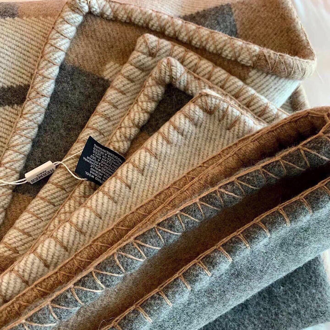 BLANKET 170 CM IN COLORFUL WOOL AND CASHMERE 118342