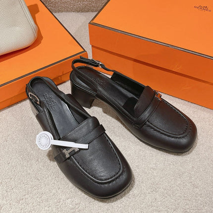 INFINIE 50 PUMP BLACK LAMBSKIN