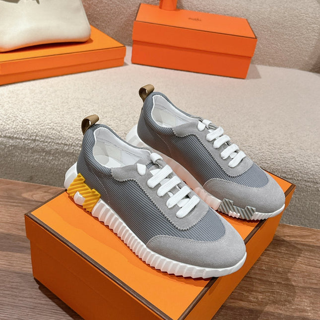 MAINLAND SNEAKER IN ASH GRAY SUEDE AND SHARK GRAY BREATHABLE MESH FABRIC 959350