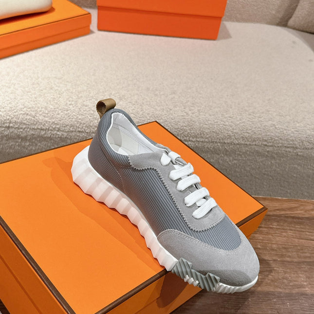 MAINLAND SNEAKER IN ASH GRAY SUEDE AND SHARK GRAY BREATHABLE MESH FABRIC 959350