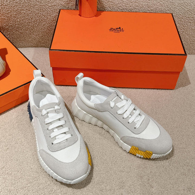 MAINLAND SNEAKER IN PALE GRAY SUEDE AND WHITE BREATHABLE MESH FABRIC 959352