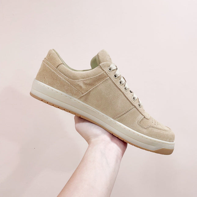 PRA DOWNTOWN PERFORATED SNEAKERS BEIGE SUEDE