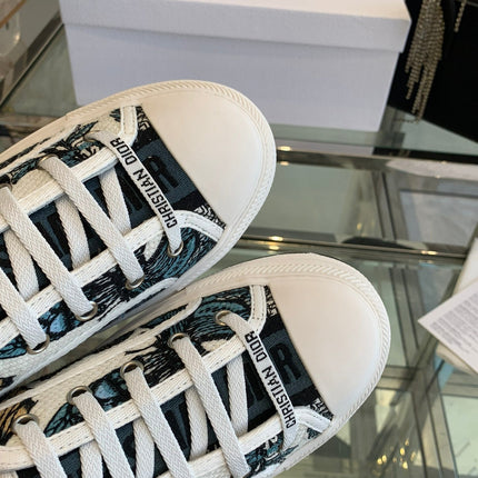 WALK'N PLATFORM SNEAKER IN COLORFUL EMBROIDERED FABRIC