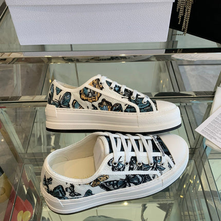 WALK'N PLATFORM SNEAKER IN COLORFUL EMBROIDERED FABRIC