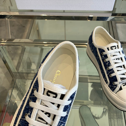 WALK'N PLATFORM SNEAKER DENIM BLUE CANNAGE TWEED