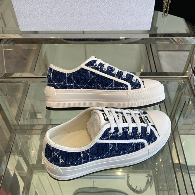 WALK'N PLATFORM SNEAKER DENIM BLUE CANNAGE TWEED