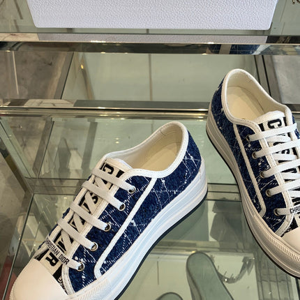 WALK'N PLATFORM SNEAKER DENIM BLUE CANNAGE TWEED