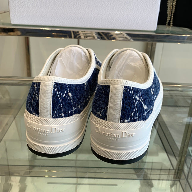 WALK'N PLATFORM SNEAKER DENIM BLUE CANNAGE TWEED