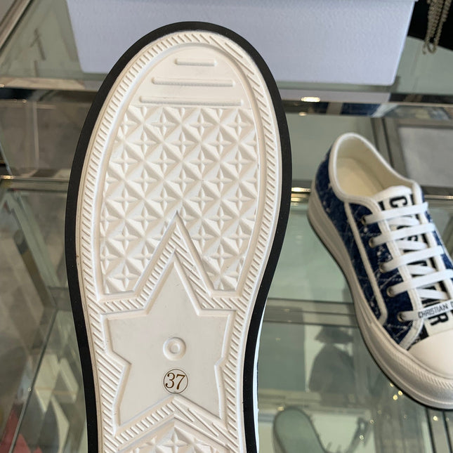 WALK'N PLATFORM SNEAKER DENIM BLUE CANNAGE TWEED
