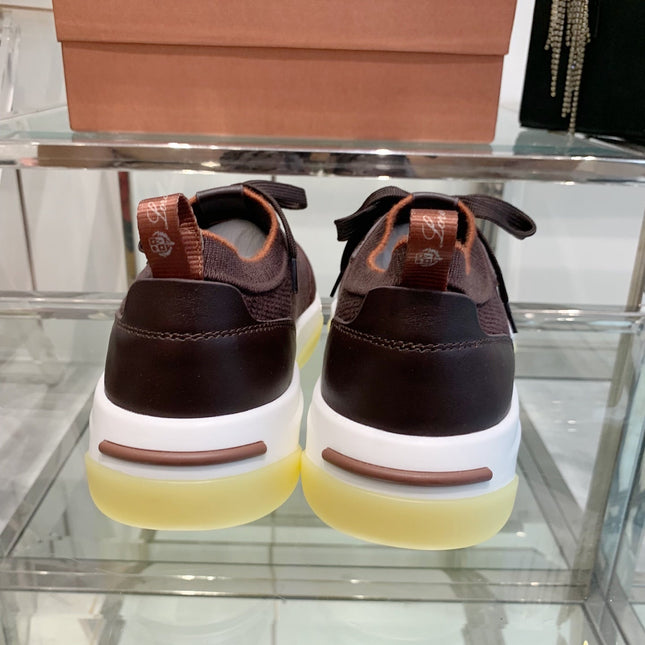 SNEAKER IN MAHOGANY RED CANVAS MIX SUEDE WITH LAMBSKIN