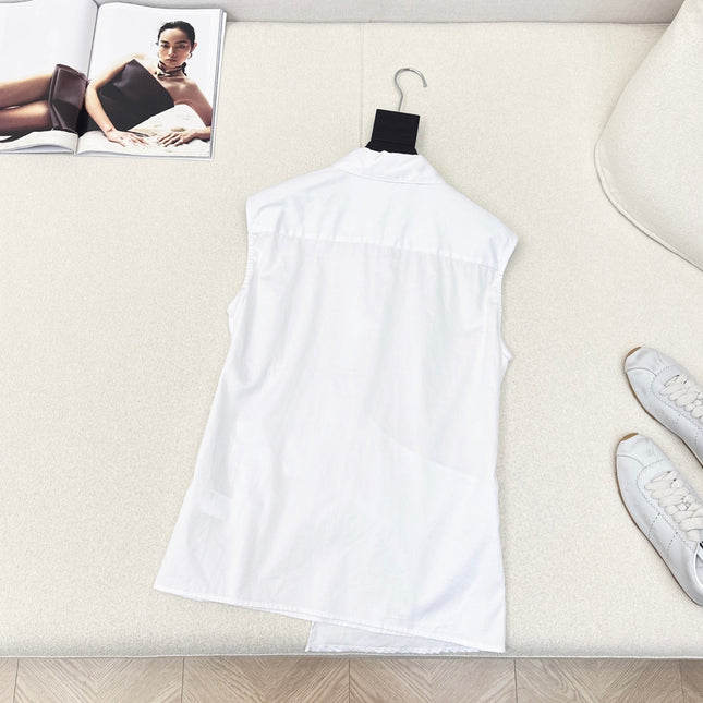 Loewe 25 Sleeveless Shirt Cotton 612246