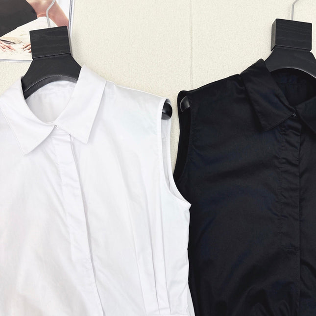 Loewe 25 Sleeveless Shirt Cotton 612246