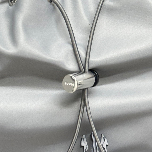 TRIANGLE LOGO BACKPACK 42 IN RHINO GRAY RE-NYLON