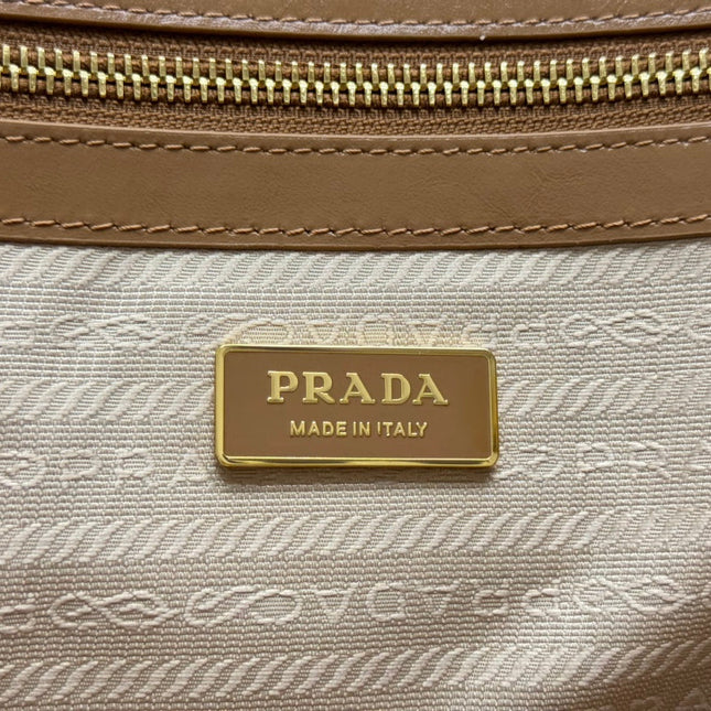 TOTE BAG 39 IN CIDER BROWN SMOOTH CALFSKIN