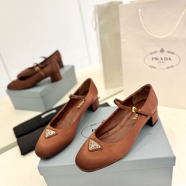 Pra Ballerina Pumps 40 Rust Suede Fabric