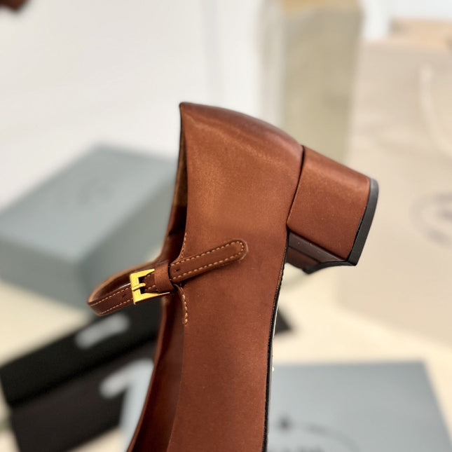 Pra Ballerina Pumps 40 Rust Suede Fabric