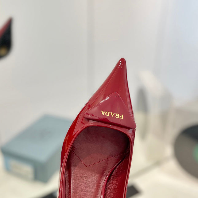 Pra Pumps 75 Red Patent Leather