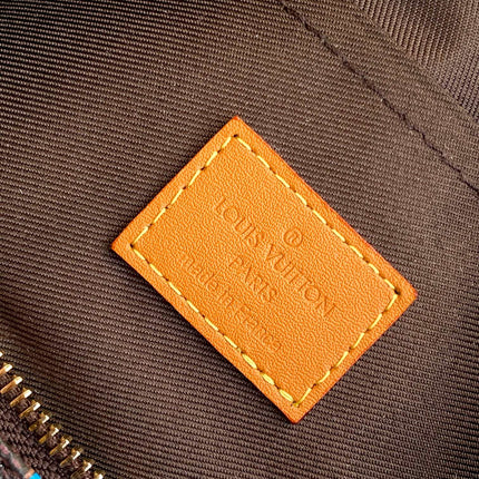 LV 25S KEEPALL BANDOULIÈRE BAG 25 IN MULTIPLE LV VERT DAMIER EBENE CANVAS