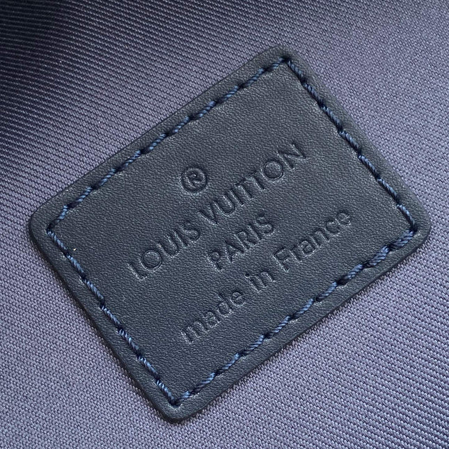 LV 25S TAKEOFF BACKPACK 43 IN ATLANTIC BLUE CALFSKIN