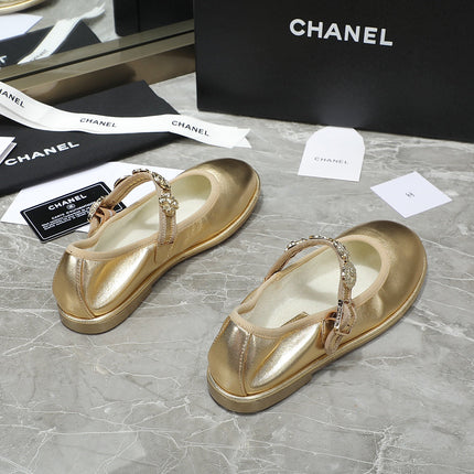 MARY JANE GOLDEN SHEEPSKIN