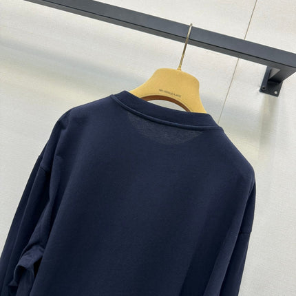 MIUMIU LONG-SLEEVE CREW NECK T-SHIRT STYLE 58