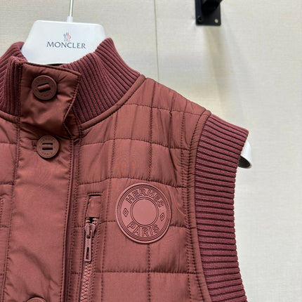 HERMES 25S PATTERNED VEST JACKET 299