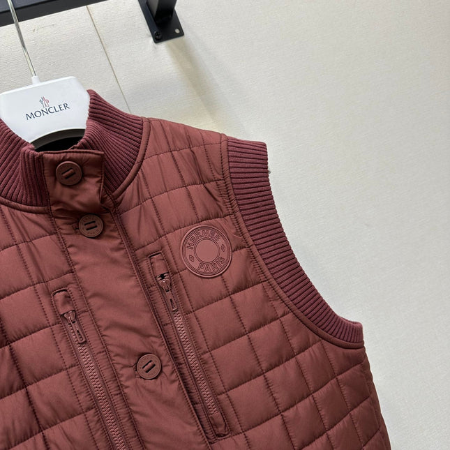 HERMES 25S PATTERNED VEST JACKET 299