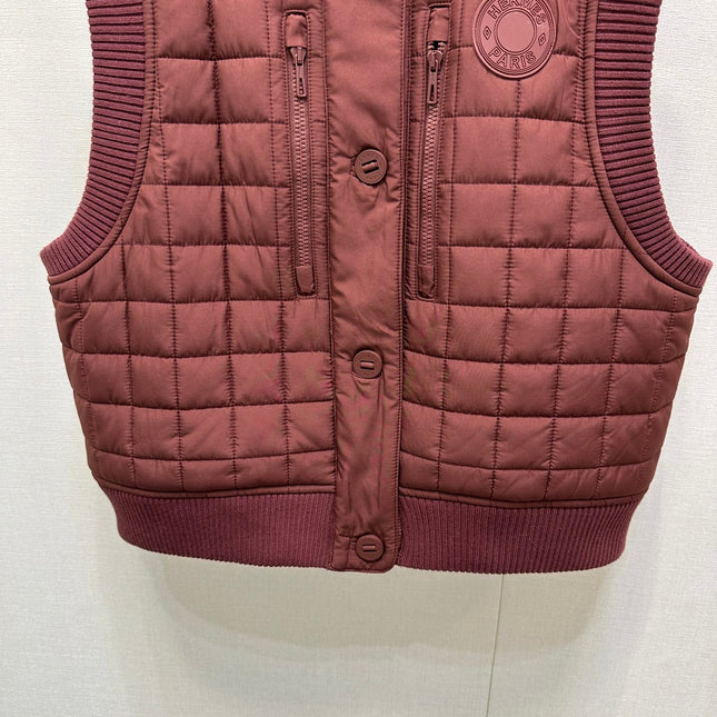 HERMES 25S PATTERNED VEST JACKET 299