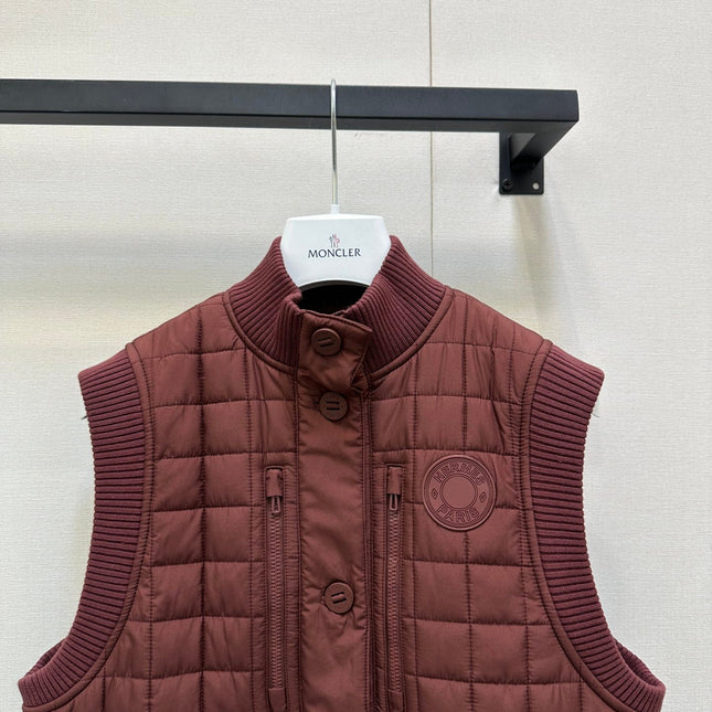 HERMES 25S PATTERNED VEST JACKET 299