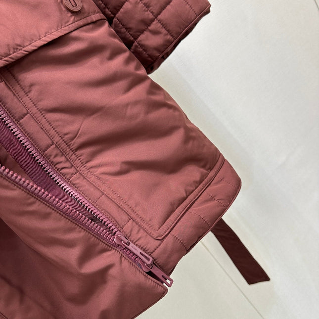 HERMES 25S LONG ZIP-UP COAT 300