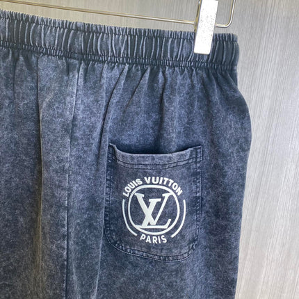 LV CASUAL SHORT BLACK DENIM 239582