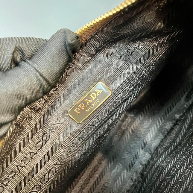 HOBO BAG 23 IN RUSSET BROWN SUEDE GOLD CHAIN