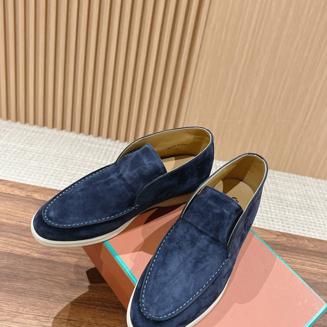 LP OPEN WALK LOAFERS NAVY SUEDE